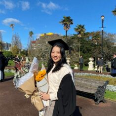 Karen Wang after graduating
